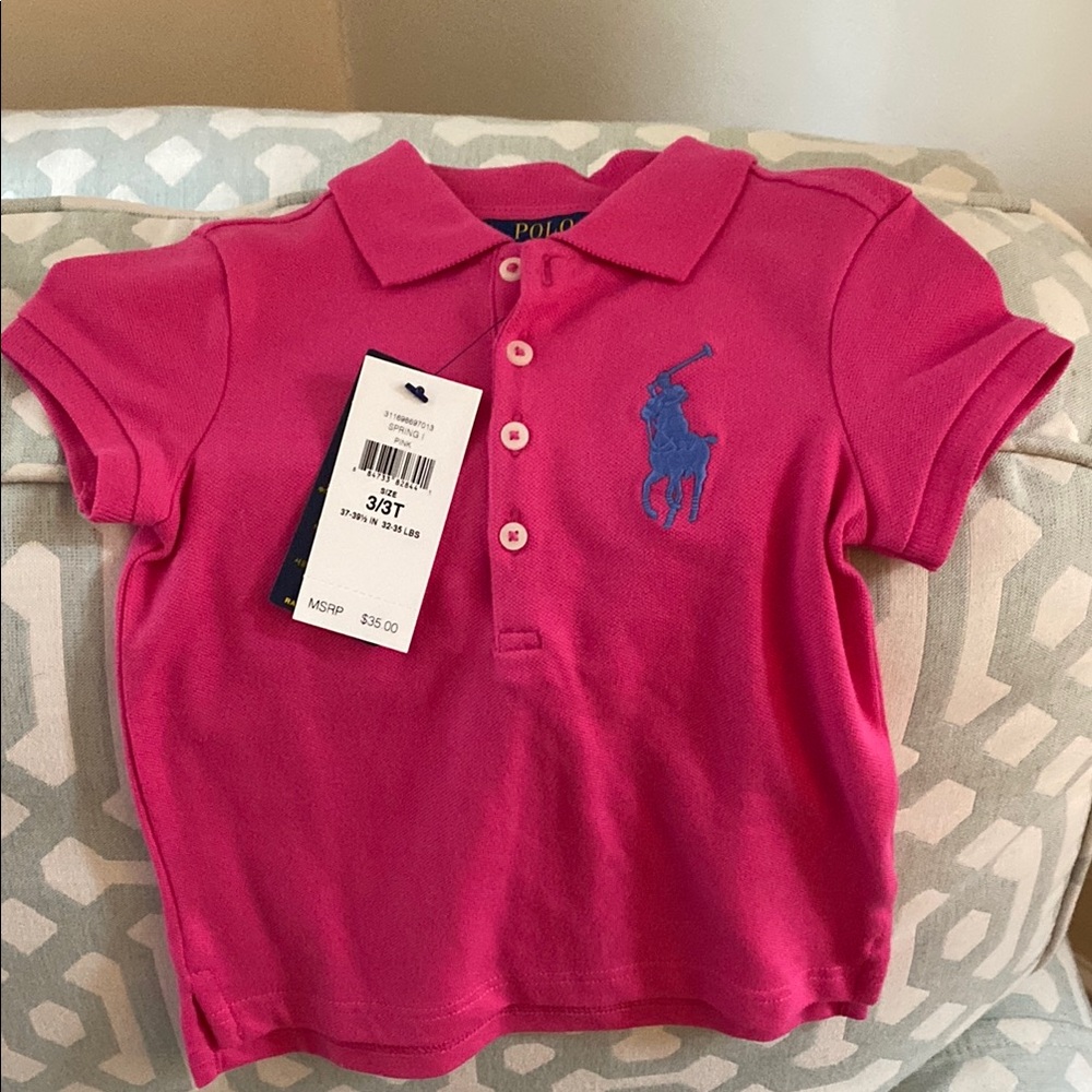 Polo by Ralph Lauren Pink Kids Polo Shirt